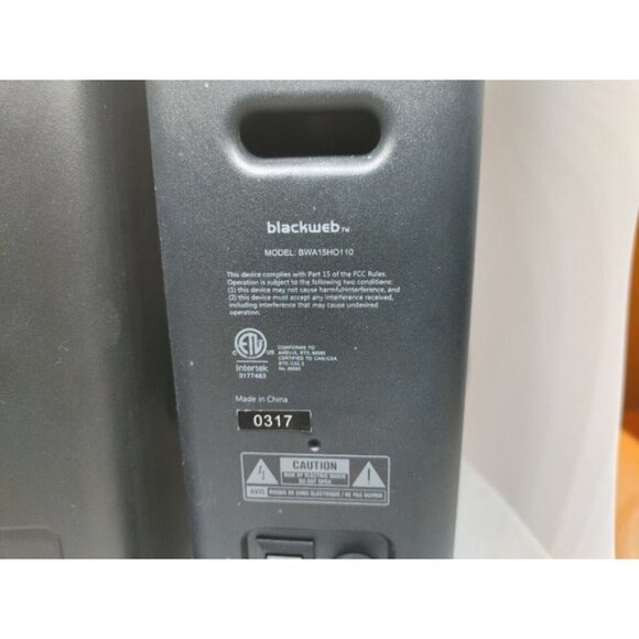 Blackweb Multimedia/Computer Speakers-3.5mm Input Model BWA15H0110 Tested & Work - Picture 3 of 4